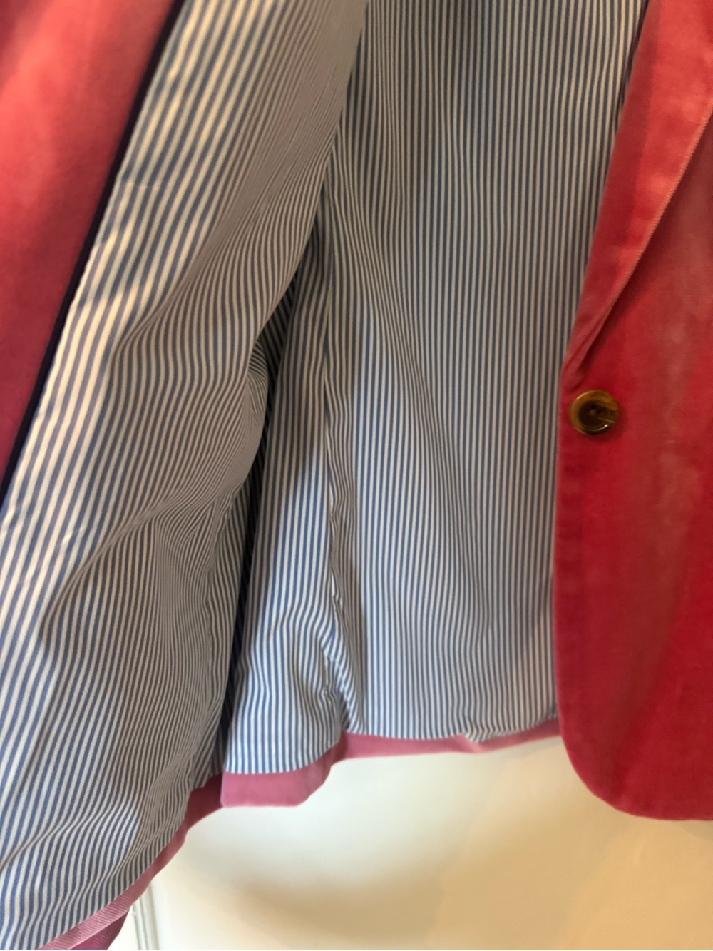 J. CREW PARKE Velvet Blazer in Dried Rose Single-Button Blazer size 16 NWT - Picture 6 of 8